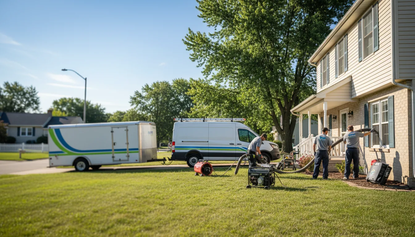 Flooded Basement Restoration And Cleanup With Repair in Rockwood, MI near me